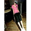 TE1089ALAB Summer fashion short sleeve t-shirt with cropped trousers tracksuit