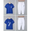 TE1089ALAB Summer fashion short sleeve t-shirt with cropped trousers tracksuit