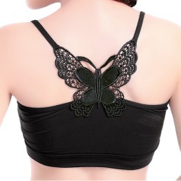 TE118ZLH Joker sexy lace bowknot back modal boob tube top