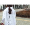 TE1240GJWL Korean fashion lacing back loose blouse