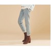 TE1745KOKO Korean style empire waist washing pencil jeans