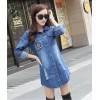 TE1810DPHM Spring new style casual long denim shirt