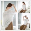 TE2179ALFS Europe fashion loose large size irregular pullover blouse