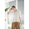 TE2179ALFS Europe fashion loose large size irregular pullover blouse