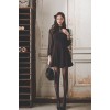 TE2183ALFS Spring new style sweet slim chiffon splicing wide hem dress