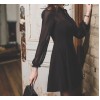 TE2183ALFS Spring new style sweet slim chiffon splicing wide hem dress