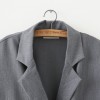 TE5219UGLY Europe fashion lapel pure color slim vest coat