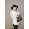 TE5260YJY New style lace splicing long sleeve white shirt