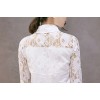 TE5260YJY New style lace splicing long sleeve white shirt