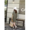 TE5727JZYS Slit casual letters print dress