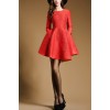 TE6254VIP Spring fashion three quarter sleeve A-line formal dress