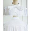 TE6619JZFS Korean fashion sweet bowknot joker shirt