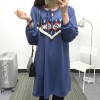 TE6801AYY National style tassel splicing large size dress