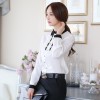 TE6893SOLO Spring style slim contract color embroidery shirt