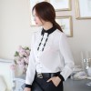 TE6893SOLO Spring style slim contract color embroidery shirt