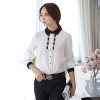 TE6893SOLO Spring style slim contract color embroidery shirt