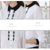 TE6893SOLO Spring style slim contract color embroidery shirt