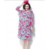 TE7383HSJP Europe fashion temperament print large size dress