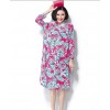 TE7383HSJP Europe fashion temperament print large size dress