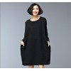 TE7589HSJP Large size loose casual comfortable maternity dress