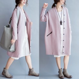 TE7667HSJP New style casual large size fashion long cardigan