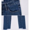 TE8028KOKO New style irregular leg opening bell-bottoms jeans