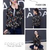 TE823LLJ Japanese style print slim baseball jacket