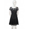 TE8713EQFS Hot sale Europe fashion round neck lace dress