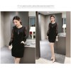 TE8835YZX Spring fashion grenadine sleeve slim dress