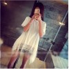 TE9380ATSS Spring fashion loose tassel pullover tops