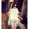 TE9380ATSS Spring fashion loose tassel pullover tops