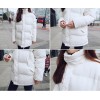 TE9415BDJN Preppy style zipper joker cotton-padded coat