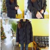 TE9415BDJN Preppy style zipper joker cotton-padded coat