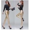 TE9835HDYY New style slim coating PU legging