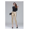 TE9835HDYY New style slim coating PU legging