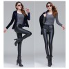 TE9835HDYY New style slim coating PU legging