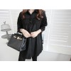 TE8453XNE Plus size lace splicing loose long blouse