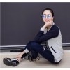 TE9903LLJ New style stand collar color matching baseball jacket