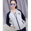 TE9903LLJ New style stand collar color matching baseball jacket