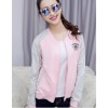 TE9903LLJ New style stand collar color matching baseball jacket