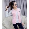 TE9903LLJ New style stand collar color matching baseball jacket