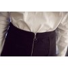 TEQ9732JXN Japanese fashion trumpet zipper two side wear woolen skirt