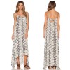 TE1163BNYR Europe fashion snake pattern long chiffon dress