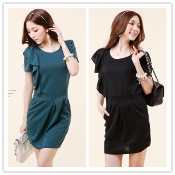 TE1271GJWL Korean fashion comfortable slim waist dress