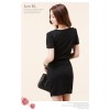 TE1271GJWL Korean fashion comfortable slim waist dress