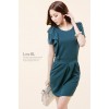 TE1271GJWL Korean fashion comfortable slim waist dress