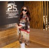 TE1278GJWL Loose large size positioning print joker shirt