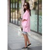 TE1282GJWL Fashion loose comfortable irregular joker long t-shirt