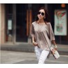 TE1282GJWL Fashion loose comfortable irregular joker long t-shirt