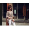 TE1282GJWL Fashion loose comfortable irregular joker long t-shirt